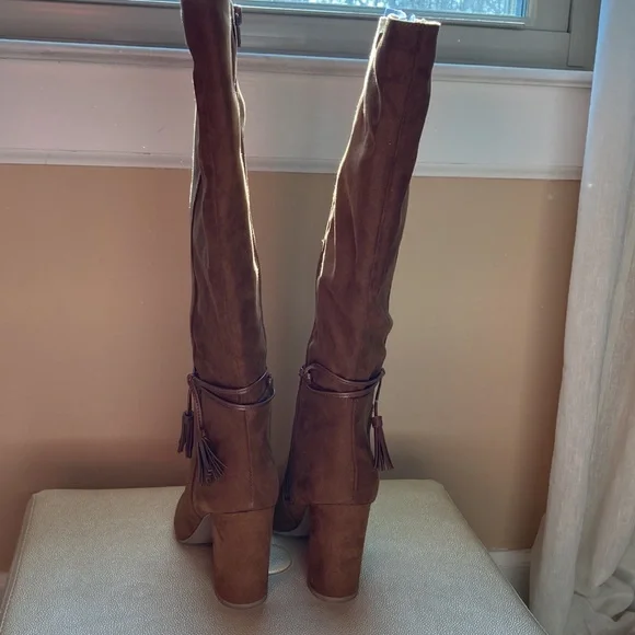 LC Lauren Conrad Rootbeer Women's Knee-High Boots *Wide Calf* - Picture 4 of 6